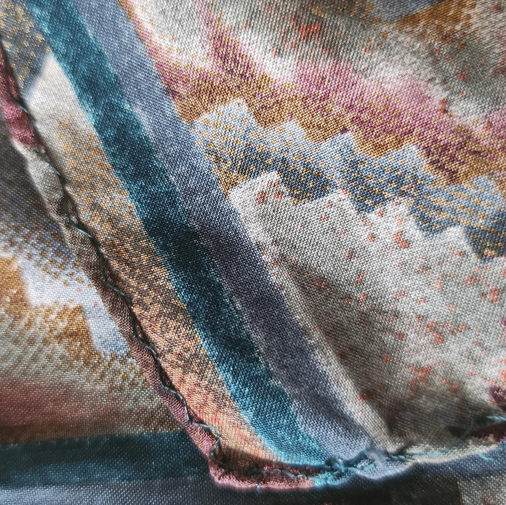 Southwestern Pattern Satin Scarf
